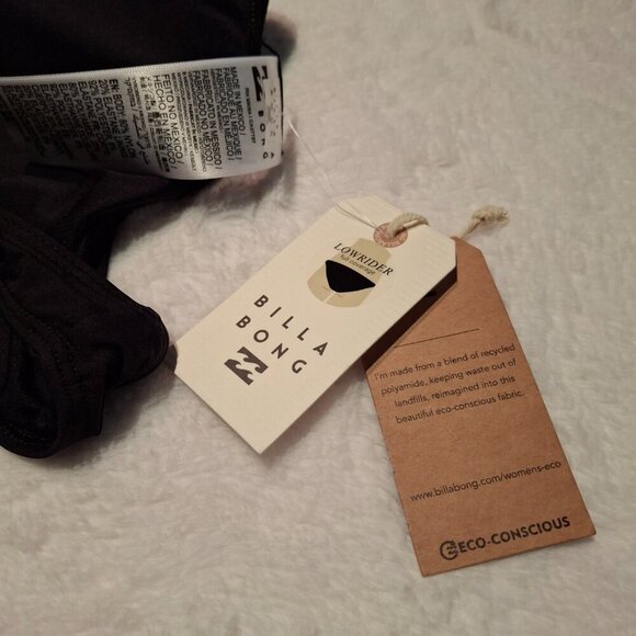 Billabong Sol Searcher Low Rider Bikini Bottom Sz M Sustainable Eco-Conscious - Picture 2 of 10